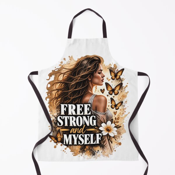 Item preview, Free, Strong & Myself – Women Empowerment Inspirational Design designed and sold by MONIKA08 DESIGN.