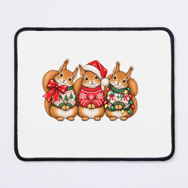 Item preview, Christmas Squirrel designed and sold by ObukiLantara.