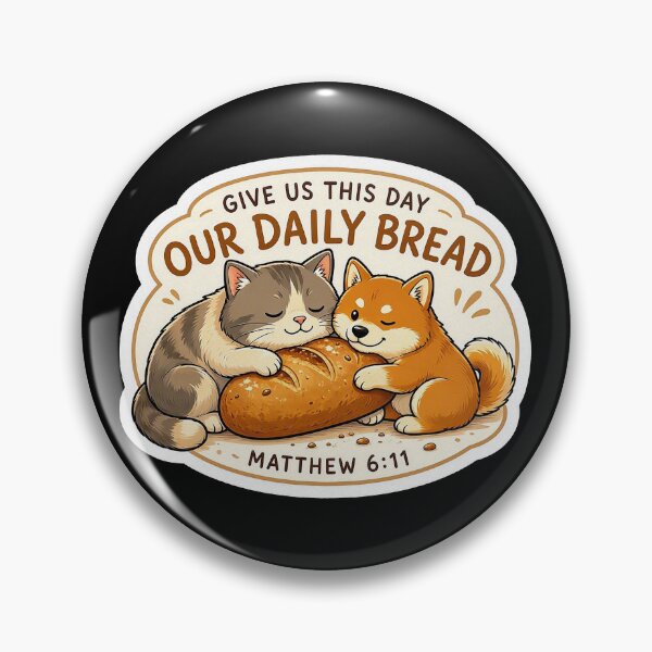 Item preview, Matthew 6:11 Give Us This Day Our Daily Bread designed and sold by plushism.