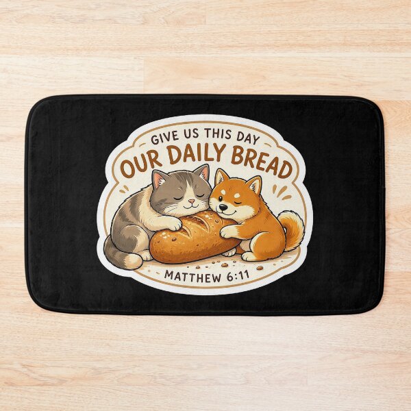 Item preview, Matthew 6:11 Give Us This Day Our Daily Bread designed and sold by plushism.