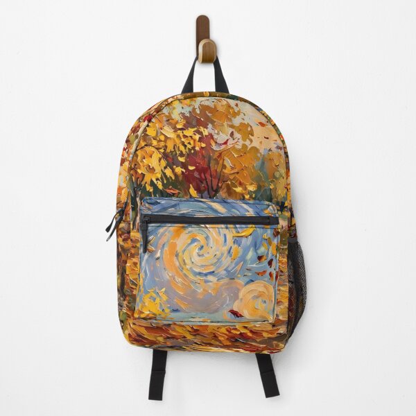 Item preview, Autumn Park Bench with Golden Leaves designed and sold by Late Theory.