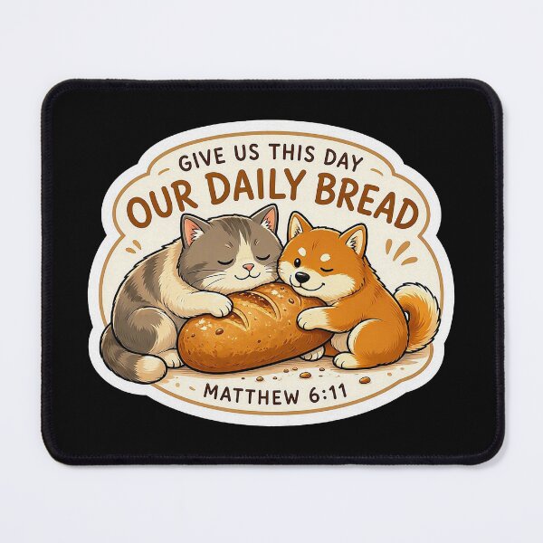 Item preview, Matthew 6:11 Give Us This Day Our Daily Bread designed and sold by plushism.