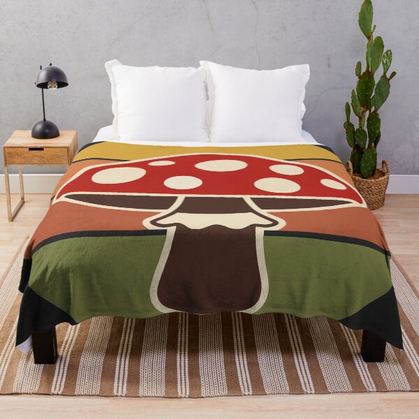 Item preview, Retro 70s Mushroom Cottagecore Aesthetic designed and sold by MavtM.