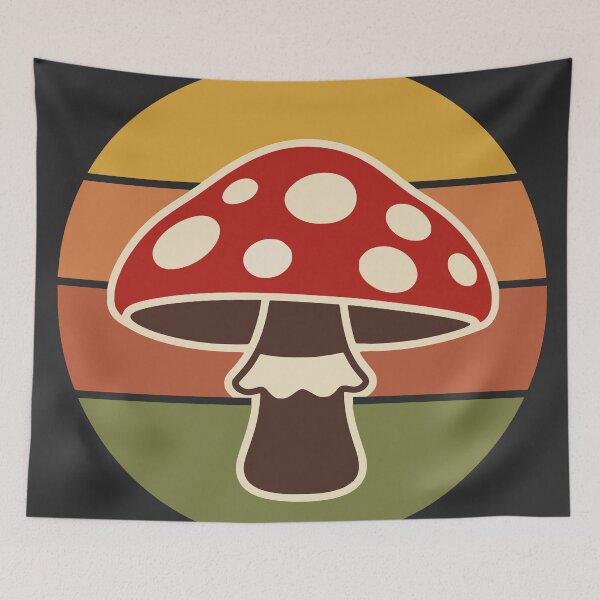 Item preview, Retro 70s Mushroom Cottagecore Aesthetic designed and sold by MavtM.