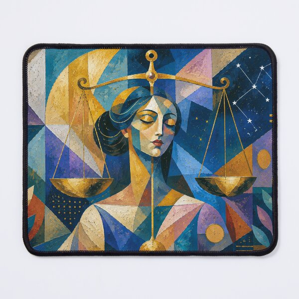 Item preview, Libra Zodiac Painting – Celestial Astrology Art designed and sold by GalleryKauffeld.