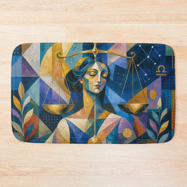 Item preview, Libra Zodiac Painting – Celestial Astrology Art designed and sold by GalleryKauffeld.