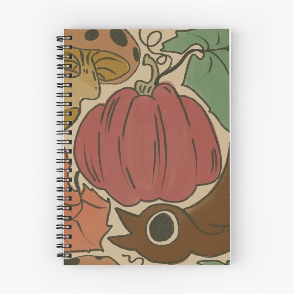 Item preview, Colored Autumn vibes, pumpkin, crow and mushroom. designed and sold by LeelaLab.