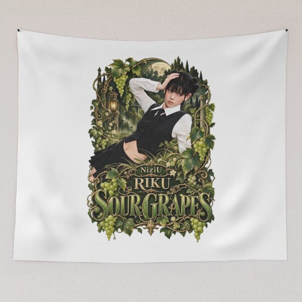 Item preview, NiziU Riku Sour Grapes Mystical Garden designed and sold by Valereekmerch.