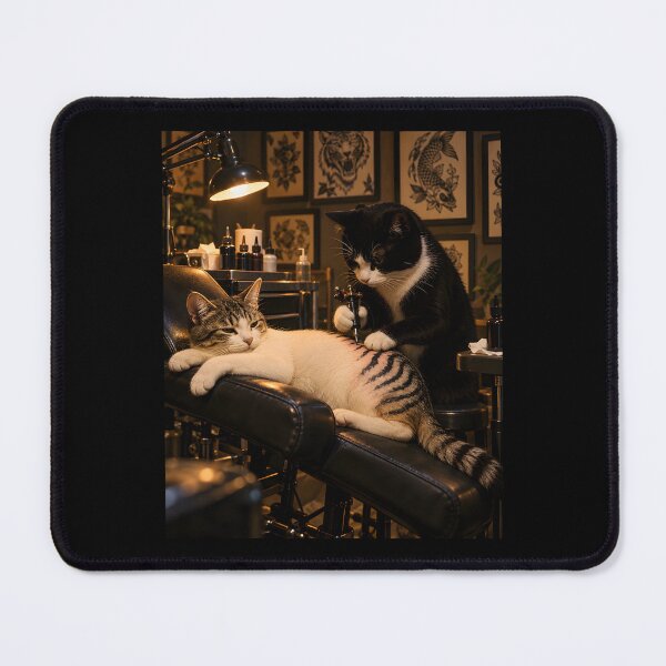 Item preview, Cat Smoking Tattoo designed and sold by a-turner-paint.