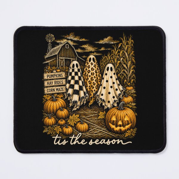 Item preview, Halloween Ghost Trio Tis The Season Vintage Pumpkin Patch designed and sold by AmiGraph.