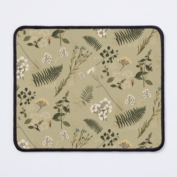 Item preview, Vintage Botanical Herbarium Wildflower & Fern - Soft Shadows for Texture designed and sold by The Flying Bunny Studio.
