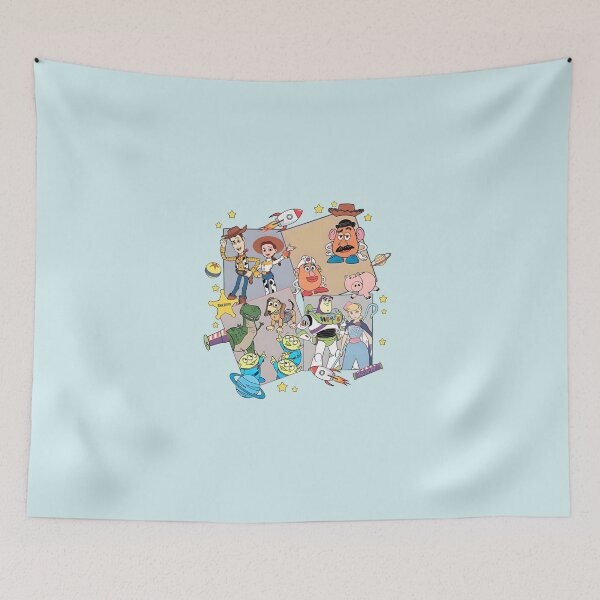 Item preview, Toy Story Characters Collage Woody Buzz Jessie Potato Head designed and sold by MillieRhodes.