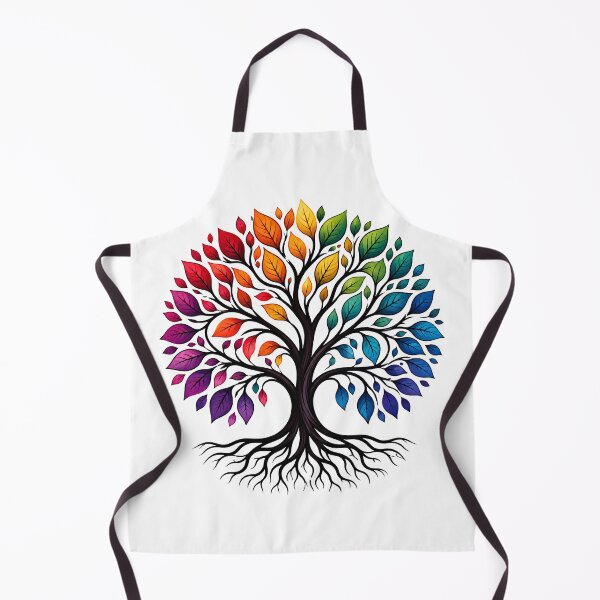 Item preview, Rainbow Tree of Life | Colorful Nature & Roots Design designed and sold by CalmMandala.