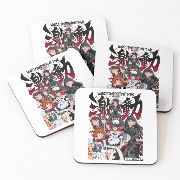 Item preview, Japanese Rock Maid Band Red Rose Performance designed and sold by AglaeLowe.