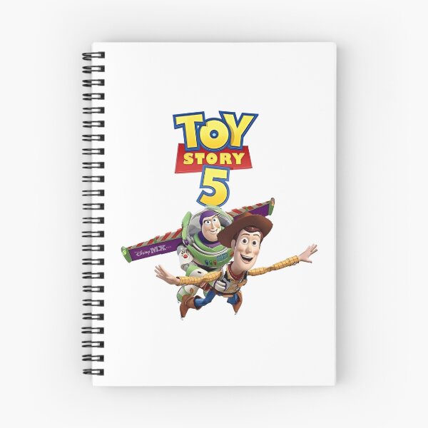 Item preview, Toy Story 5 Woody Buzz Lightyear Flying Poster designed and sold by MillieRhodes.