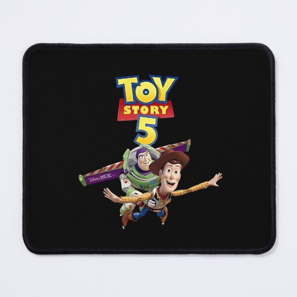 Item preview, Toy Story 5 Woody Buzz Lightyear Flying Poster designed and sold by MillieRhodes.