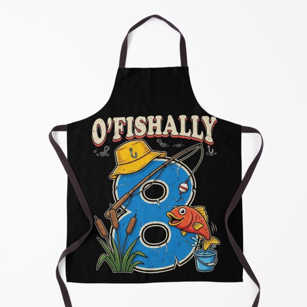 Artikelvorschau, O'fishally 8 Angeln 8. Geburtstag Junge Angelliebhaber entworfen und verkauft von CF_VintageDesign.