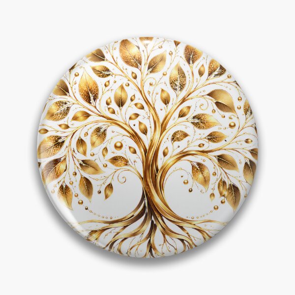 Item preview, Golden Tree of Life | Elegant Luxury Nature Design designed and sold by CalmMandala.