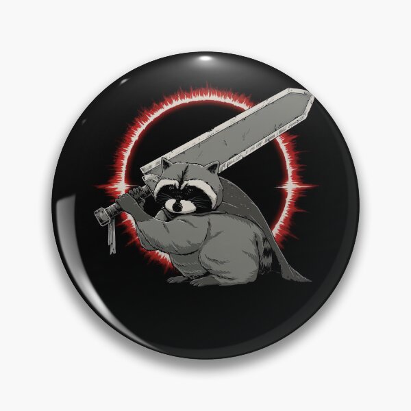Item preview, Raccoon Warrior Giant Greatsword Crimson Eclipse Design designed and sold by luffyShop1.