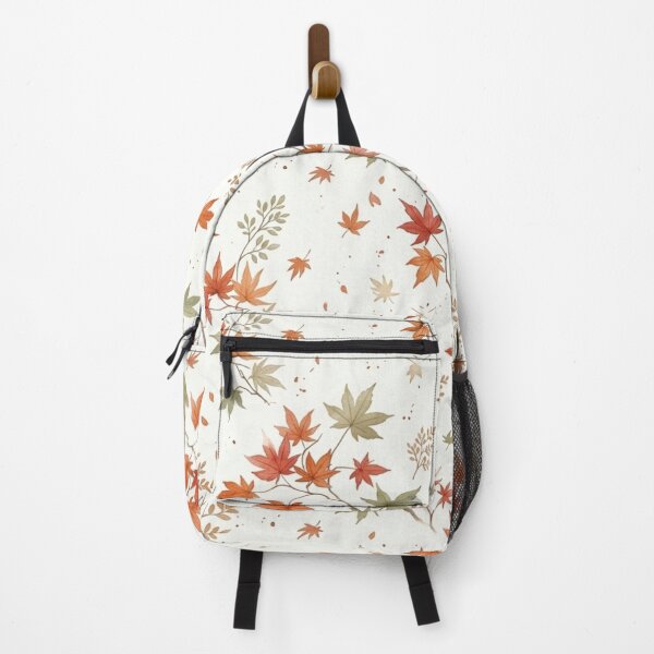 Item preview, Japanese Maple Leaves Autumn Seamless Watercolor Pattern designed and sold by ShivCraftStudio.