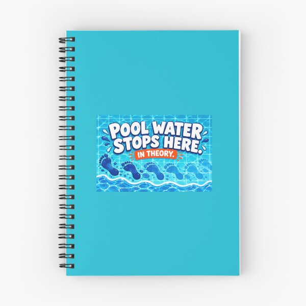 Item preview, Pool Water Stops Here In Theory – Funny Pool Bath Mat designed and sold by astersgraphics.