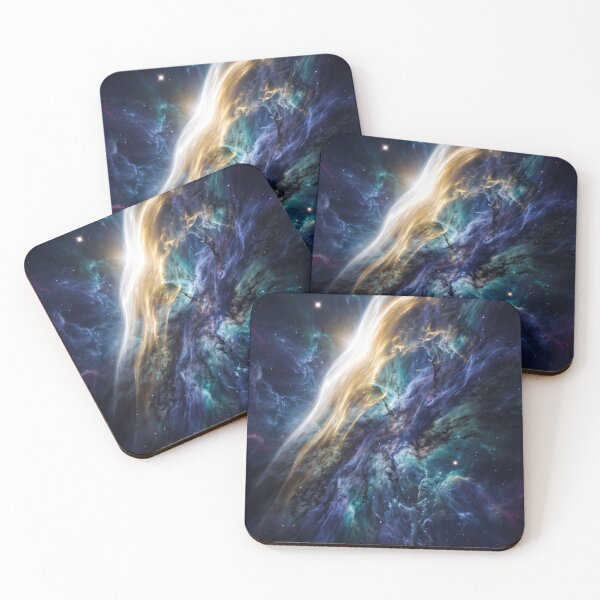Item preview, Cosmic Pulse – Luminous Golden Nebula designed and sold by OandSDesigns23.