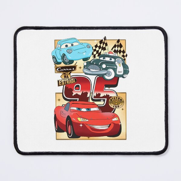 Item preview, Pixar Cars Lightning McQueen Sally Sheriff Piston Cup 95 designed and sold by MillieRhodes.