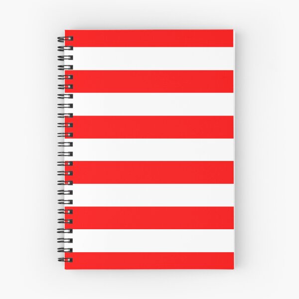Item preview, Red Horizontal Stripes Minimalist Color Block Pattern designed and sold by Jeallan Designs.