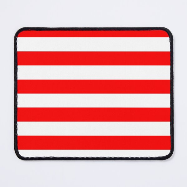 Item preview, Red Horizontal Stripes Minimalist Color Block Pattern designed and sold by Jeallan Designs.