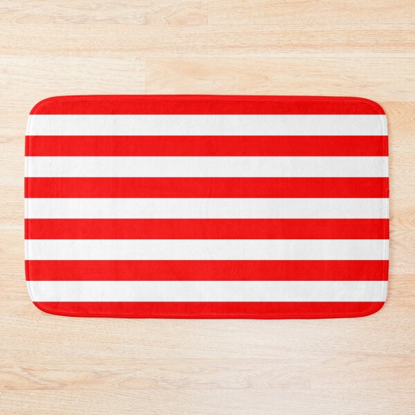 Item preview, Red Horizontal Stripes Minimalist Color Block Pattern designed and sold by Jeallan Designs.