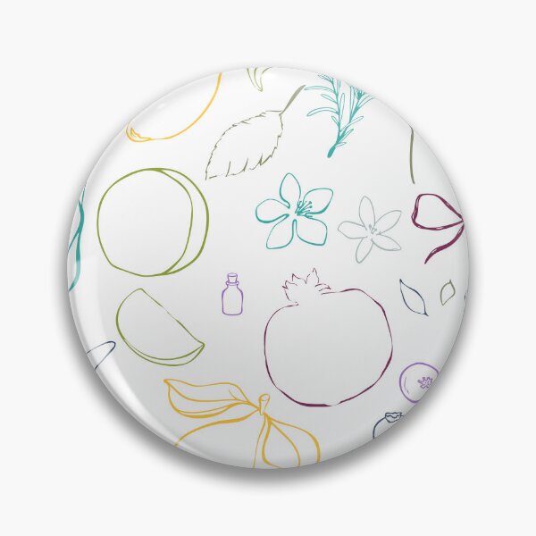 Item preview, Mediterranean Citrus Illustrations designed and sold by Sagi Jane Art.