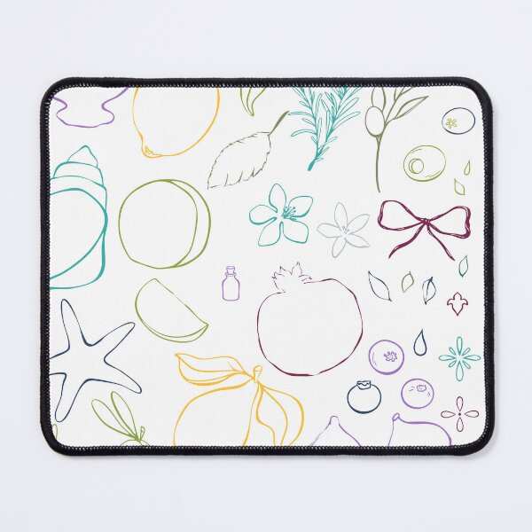 Item preview, Mediterranean Citrus Illustrations designed and sold by Sagi Jane Art.