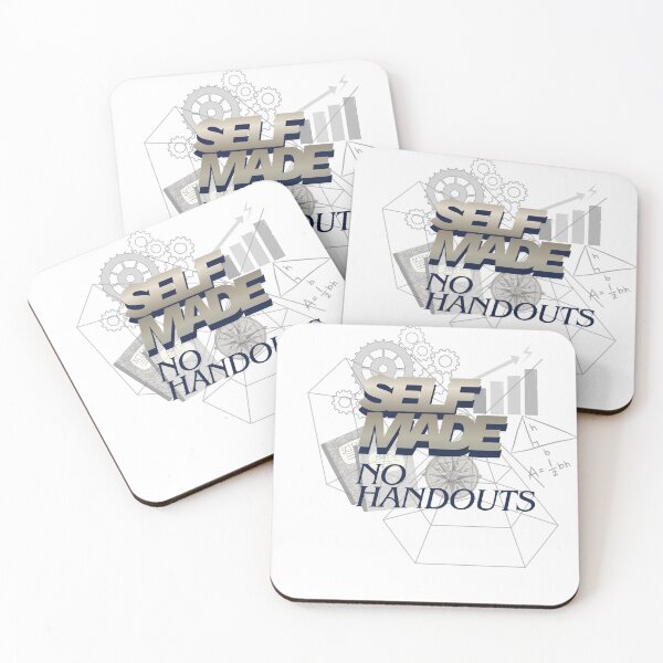 Item preview, Self Made No Handouts Typography Design designed and sold by Monyegy.