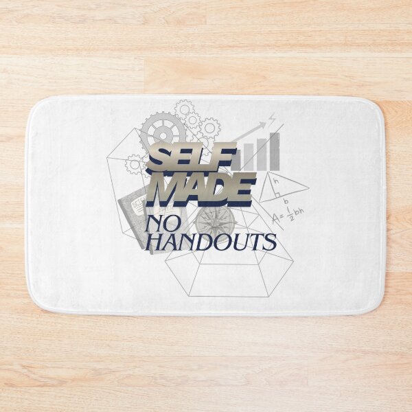 Item preview, Self Made No Handouts Typography Design designed and sold by Monyegy.