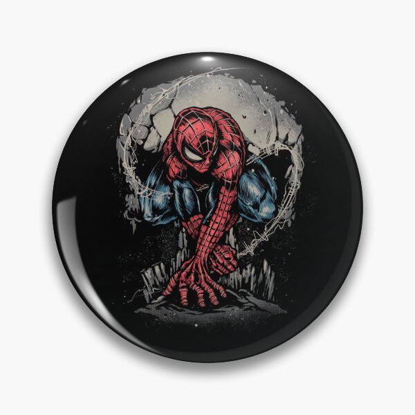 Item preview, Dark Arachnid Hero Crouching Night Comic Vigilante Design designed and sold by luffyShop1.