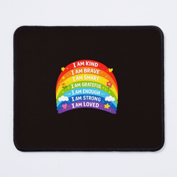 Item preview, I AM Positive Affirmations Rainbow for Kids and Students designed and sold by ImeldaSparks.