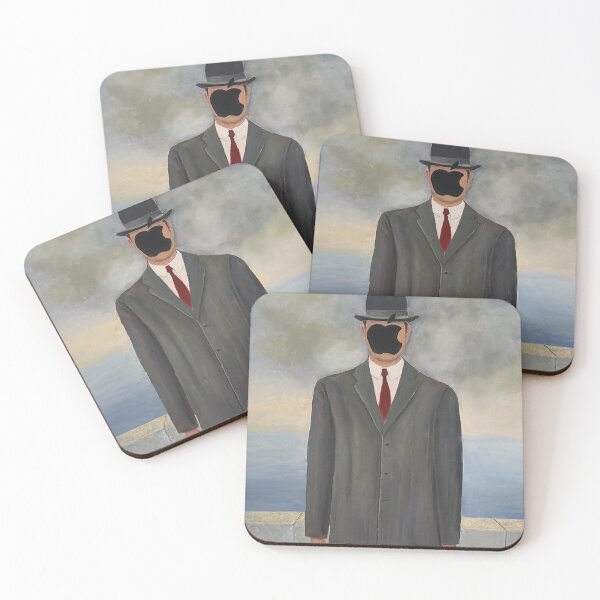 Item preview, Poster Magritte Green Apple Goes Tech 2026 designed and sold by FredyCarls.