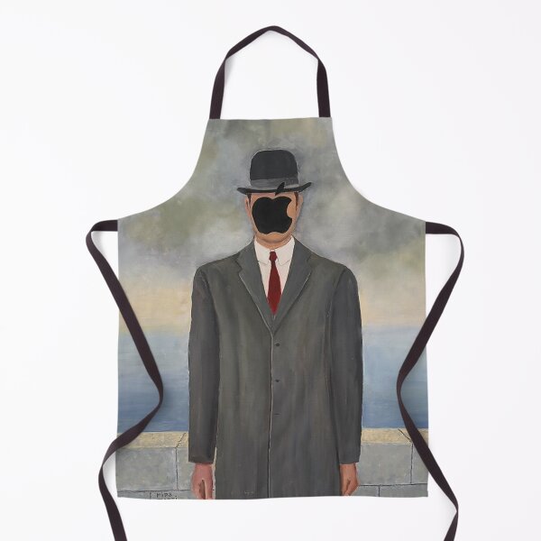 Item preview, Poster Magritte Green Apple Goes Tech 2026 designed and sold by FredyCarls.