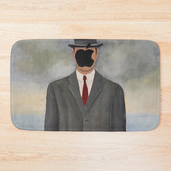 Item preview, Poster Magritte Green Apple Goes Tech 2026 designed and sold by FredyCarls.
