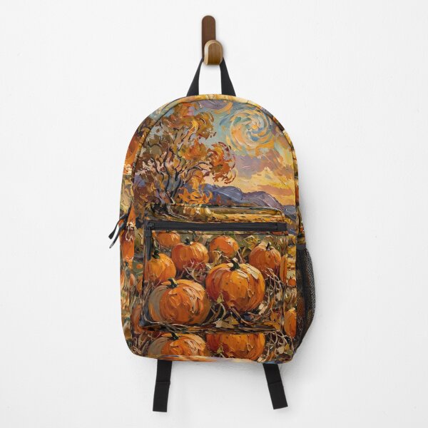 Item preview, Autumn Pumpkin Field with Cottage designed and sold by Late Theory.