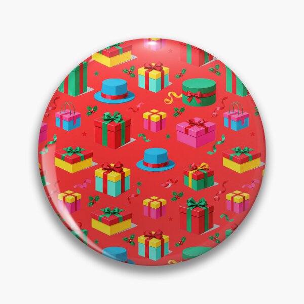 Item preview, Retro Christmas Gift Box Party Pattern designed and sold by Mimoshi ⭐⭐⭐⭐⭐.