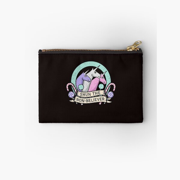 Item preview, Shun the Non-Believer Funny Unicorn Sarcasm Quote designed and sold by ImeldaSparks.