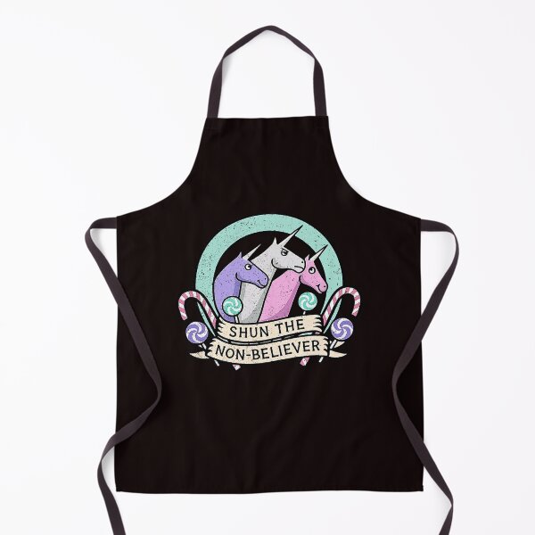 Item preview, Shun the Non-Believer Funny Unicorn Sarcasm Quote designed and sold by ImeldaSparks.