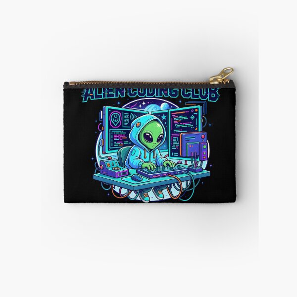 Item preview, Alien Coding Club Bug Free Universe designed and sold by tollaru.
