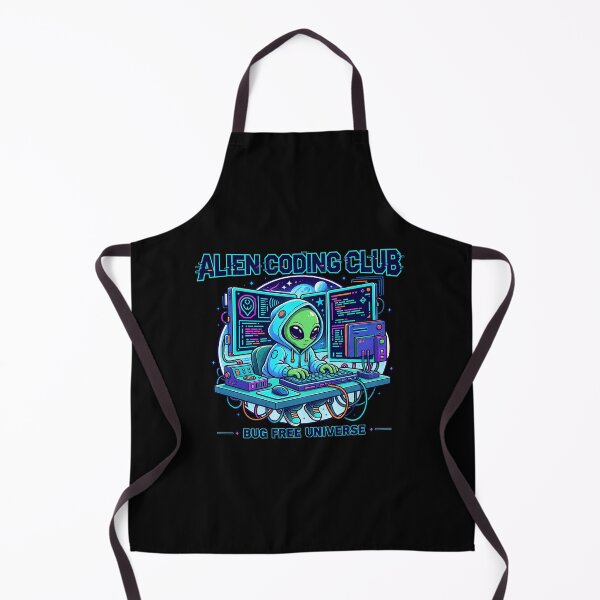 Item preview, Alien Coding Club Bug Free Universe designed and sold by tollaru.