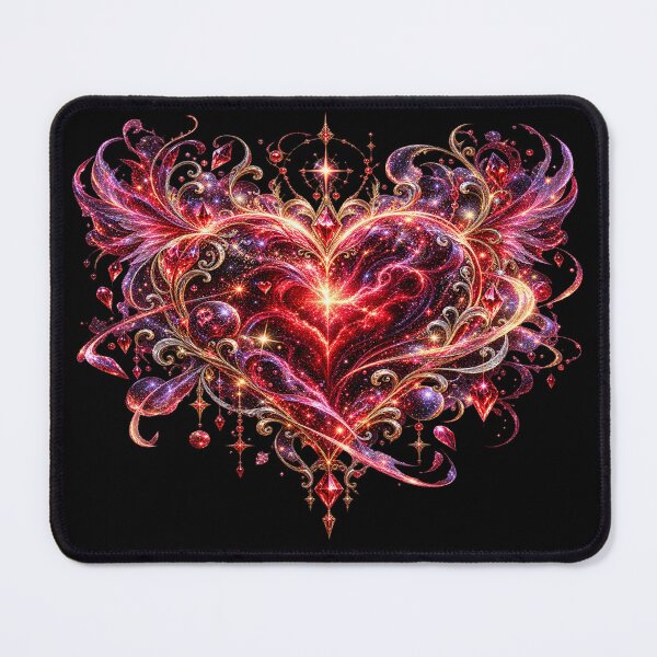 Item preview, Cosmic Heart Emblem – Celestial Love designed and sold by TroviTutto.