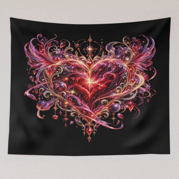Item preview, Cosmic Heart Emblem – Celestial Love designed and sold by TroviTutto.
