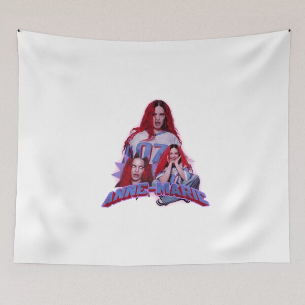 Item preview, Anne Marie Pop Singer Bold Retro Portrait Fan Design designed and sold by DorkStarMedia.