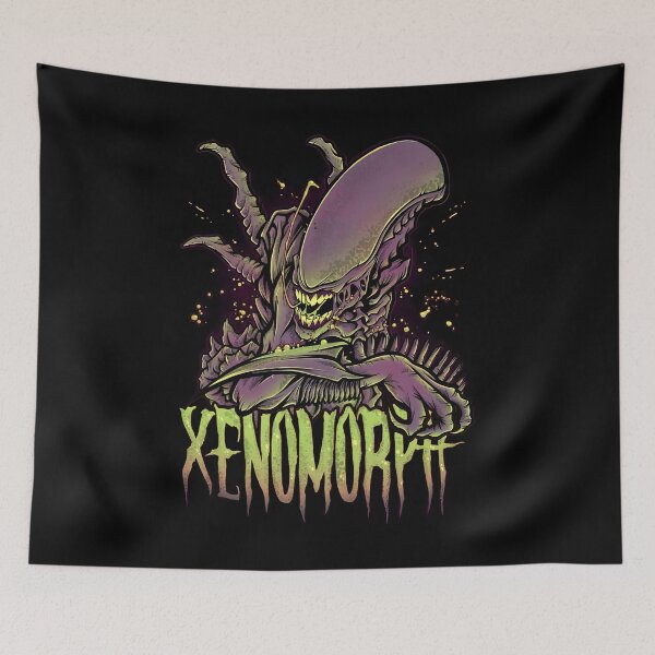 Item preview, Extraterrestrial Space Monster Acid Slime Sci-Fi Horror Design designed and sold by luffyShop1.