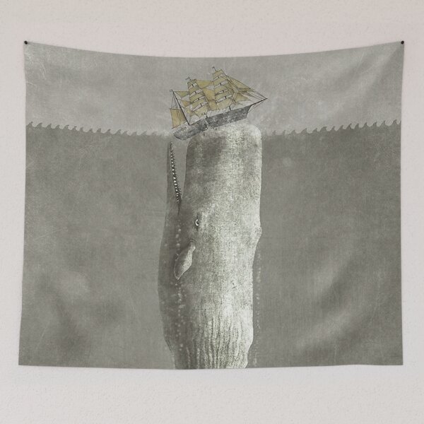 Item preview, Poster Revenge of The Whale Print designed and sold by FredyCarls.